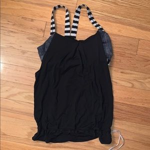 Lululemon Adjustable Tank top with built in bra